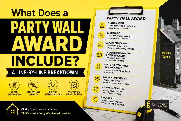 Party Wall Awards Explained Line-by-Line: What Property Owners and Neighbours Need to Know 1 What Does a Party Wall Award Include? A Line-by-Line Breakdown Hitchin